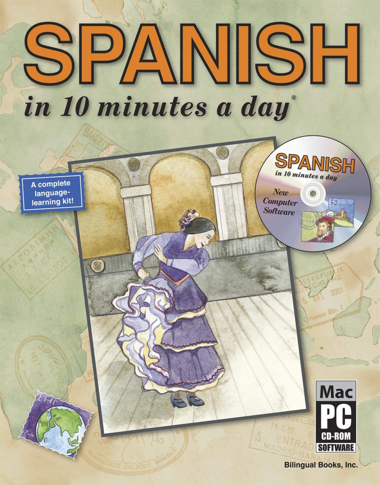 SPANISH in 10 minutes a day® with CD-ROM