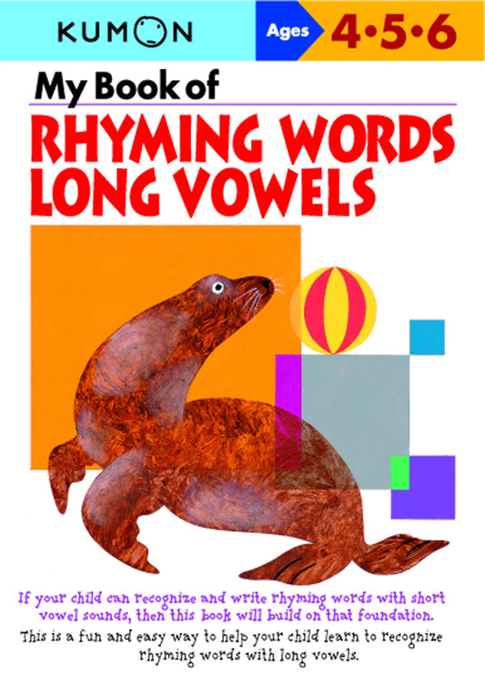 My Book of Rhyming Words: Long Vowels
