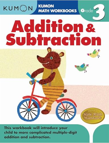 Kumon Grade 3 Addition & Subtraction (Kumon Math Workbooks) - 7861