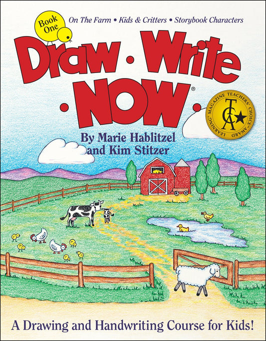 Draw Write Now Book 1: On the Farm, Kids and Critters, Storybook Characters - 3412