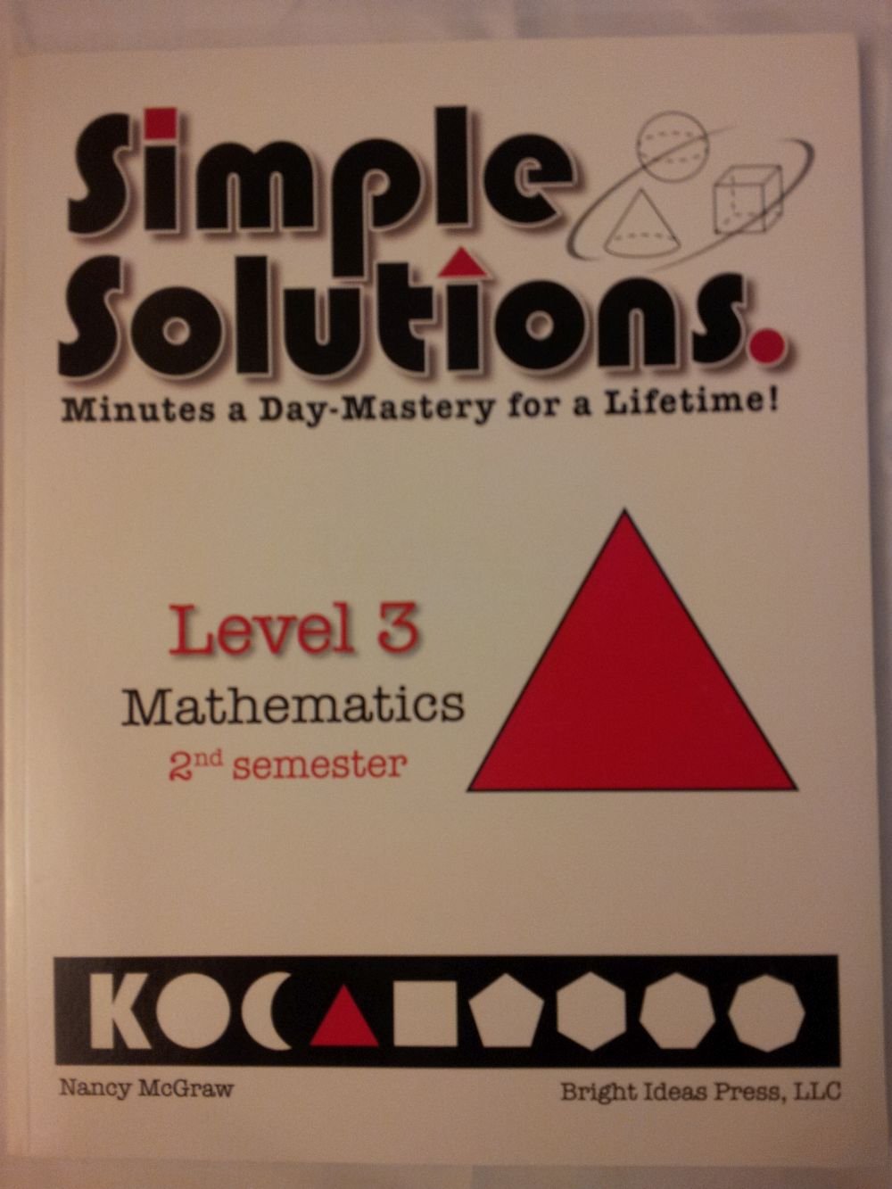 Simple Solutions, Level 3, Mathematics, 2nd Semester