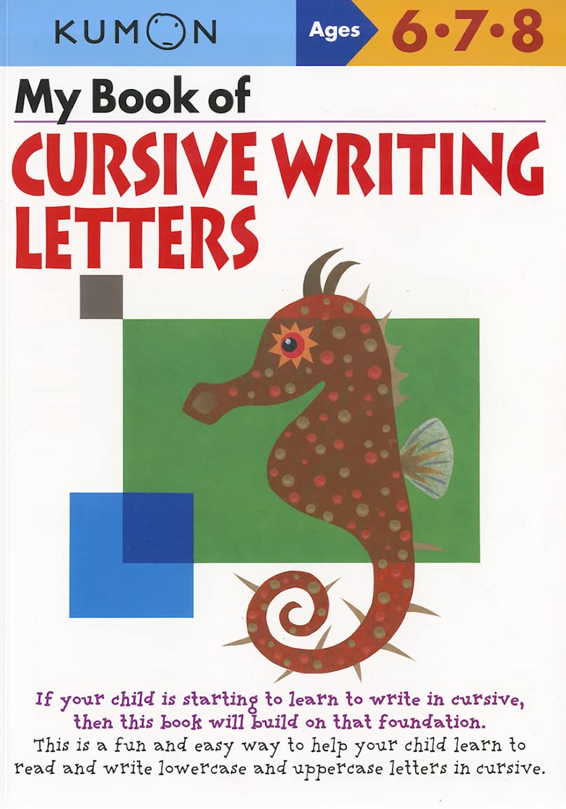 Kumon My Book of Cursive Writing: Letters (Kumon Workbooks) - 3640