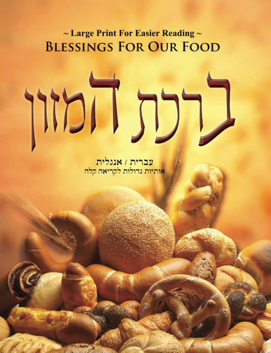 Blessings For Our Food - Birkat HaMazon: ברכת המזון (Hebrew Edition)