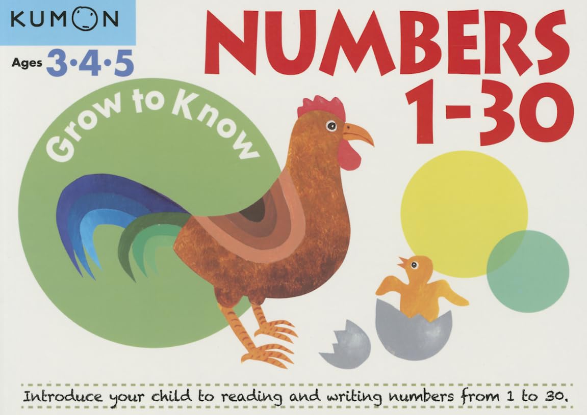 Kumon Grow-To-Know: Numbers 1-30 (Grow to Know Workbooks) - 1831