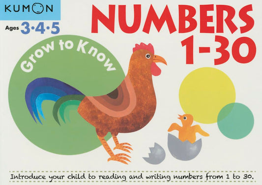 Kumon Grow-To-Know: Numbers 1-30 (Grow to Know Workbooks) - 1831