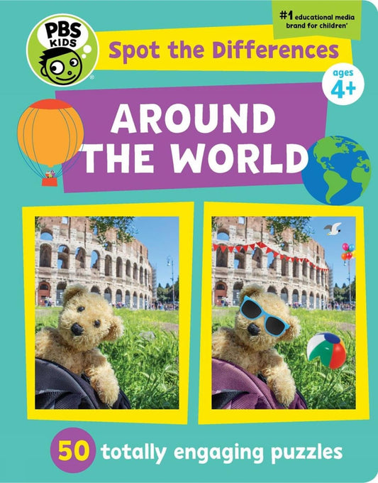 Spot the Differences: Around the World: 50 Totally Engaging Puzzles! (PBS Kids) - 3670