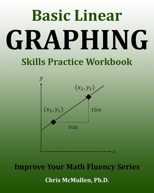 Basic Linear Graphing Skills Practice Workbook: Plotting Points, Straight Lines, Slope, y-Intercept & More - 2229