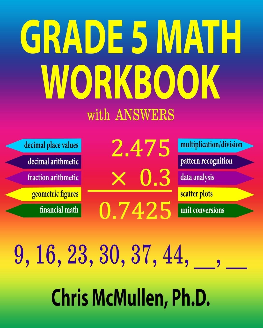 Grade 5 Math Workbook with Answers (Improve Your Math Fluency) - 3651