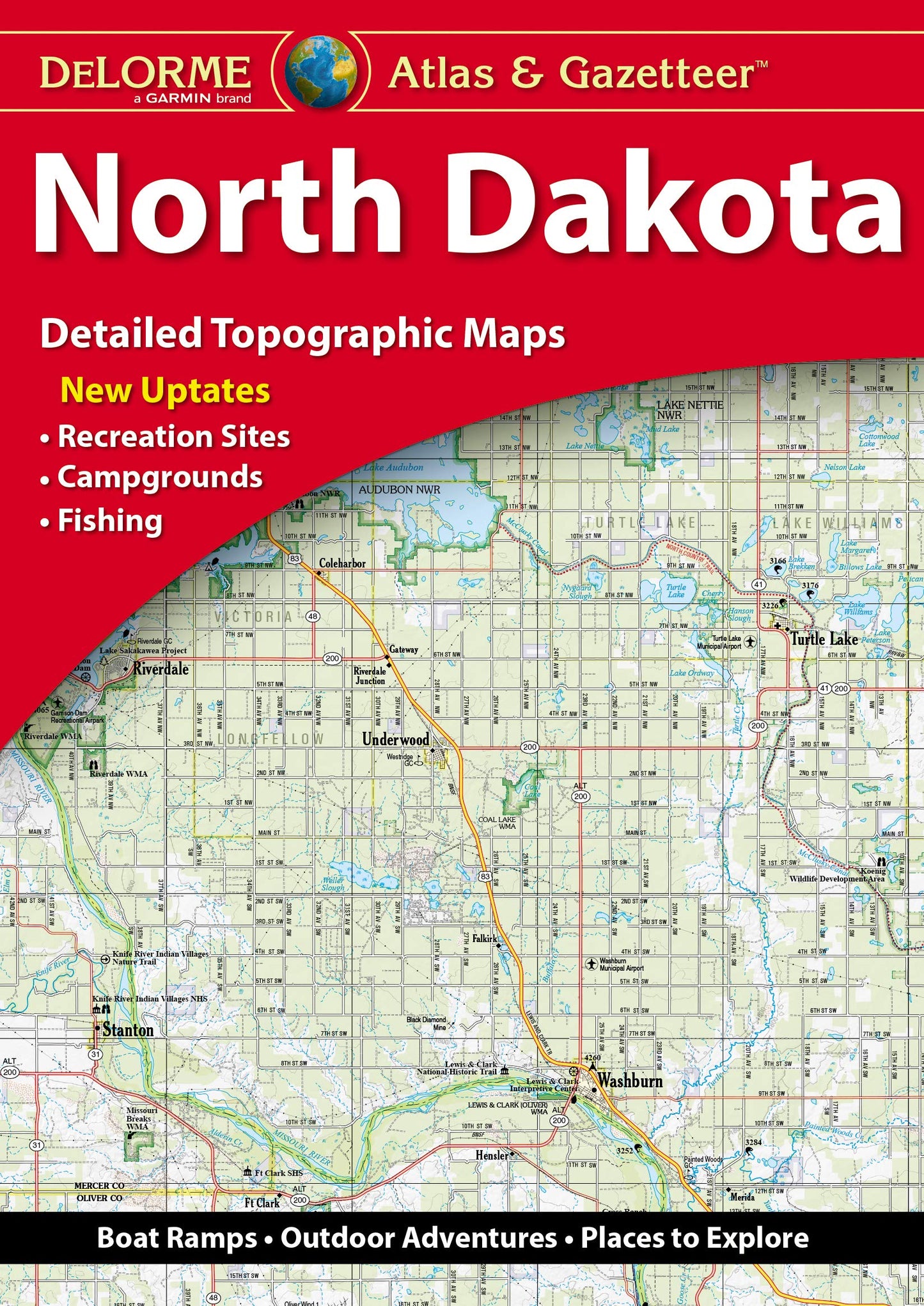 Delorme North Dakota Atlas & Gazetteer