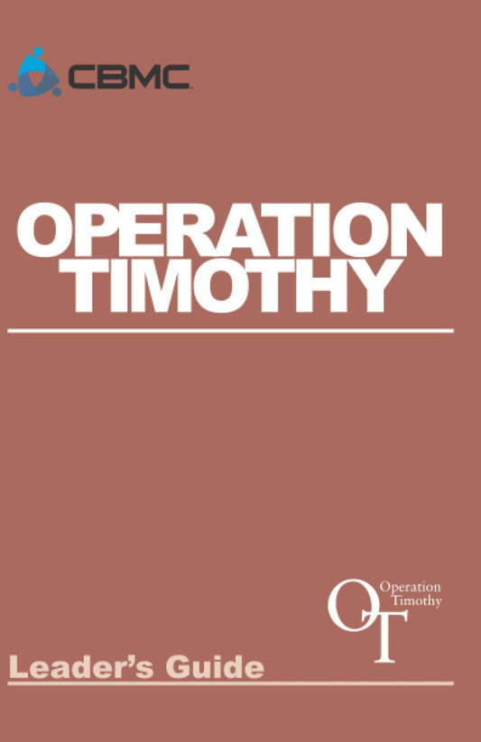 Operation Timothy: Leader's Guide (Original) - 7730
