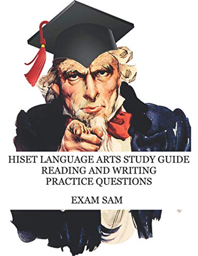 HiSET Language Arts Study Guide: 575 Practice Questions for the Reading and Writing High School Equivalency Tests (HiSET Test Prep Study Guide Series) - 7809
