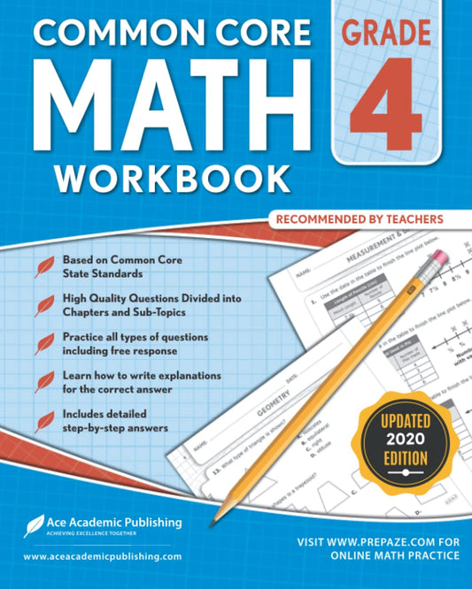 4th grade Math Workbook: CommonCore Math Workbook - 120