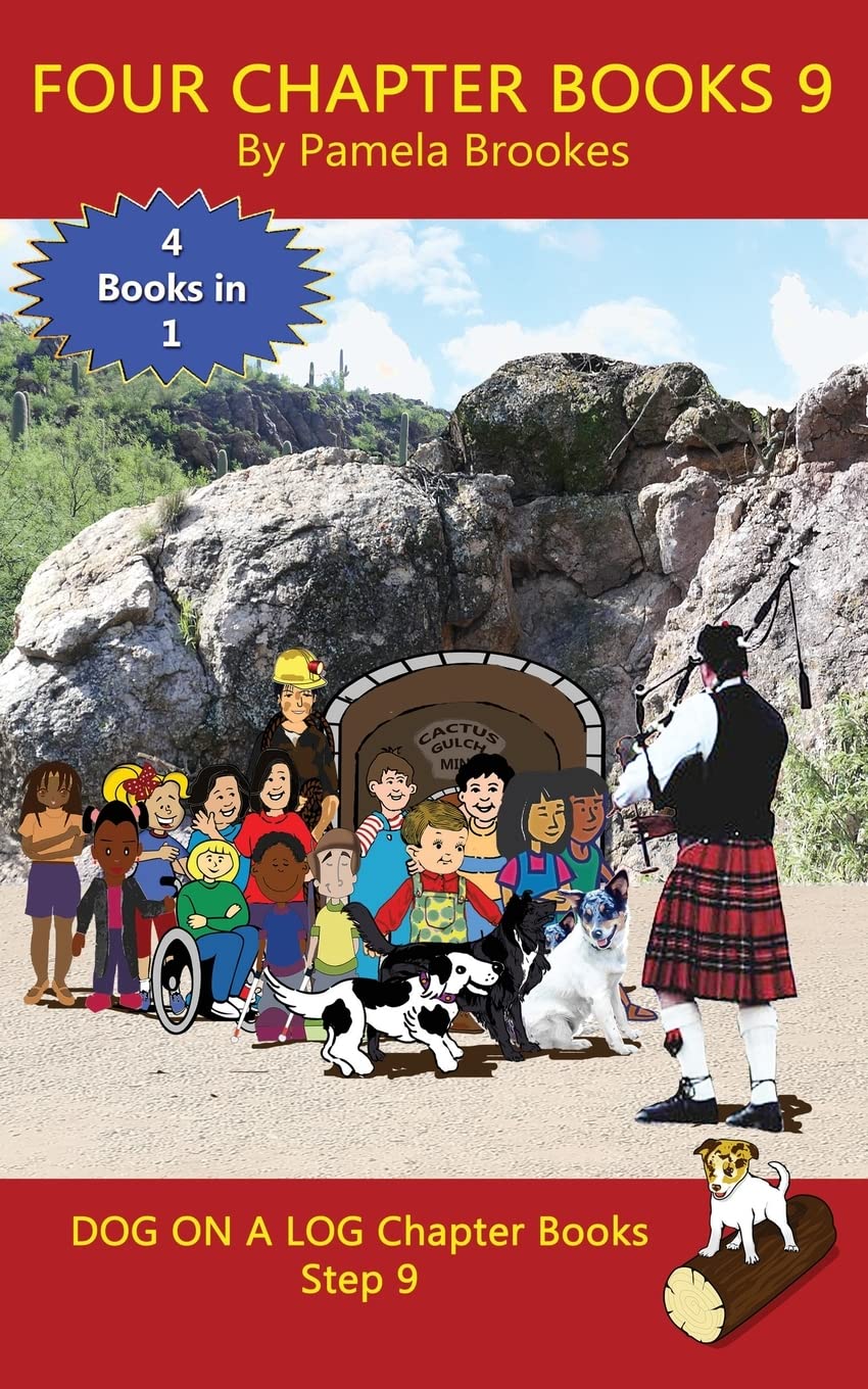 Four Chapter Books 9: (Step 9) Sound Out Books (systematic decodable) Help Developing Readers, including Those with Dyslexia, Learn to Read with Phonics (DOG ON A LOG Chapter Book Collections) - 753