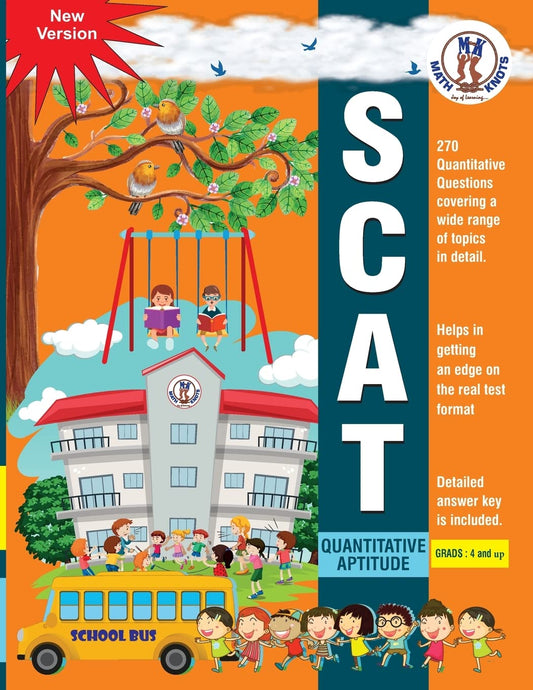 SCAT Quantitative Aptitude-Grades 4 and up (SCAT Practice Series) - 7882