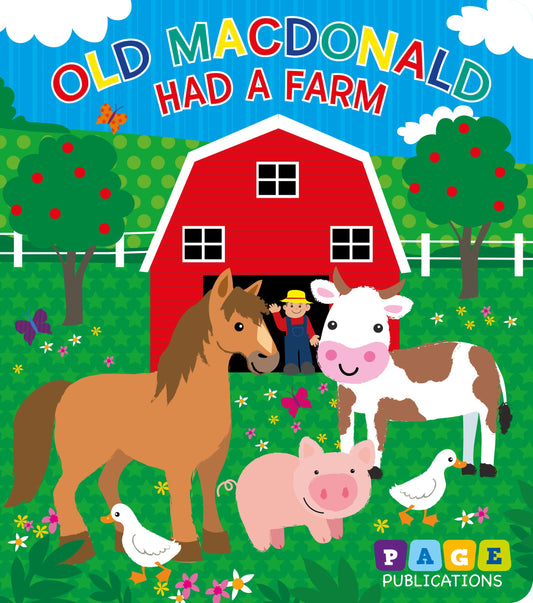 Old MacDonald Had a Farm - Sing-along Song Kids Books - Childrens Books - Toddler Books by Page Publications - 3250