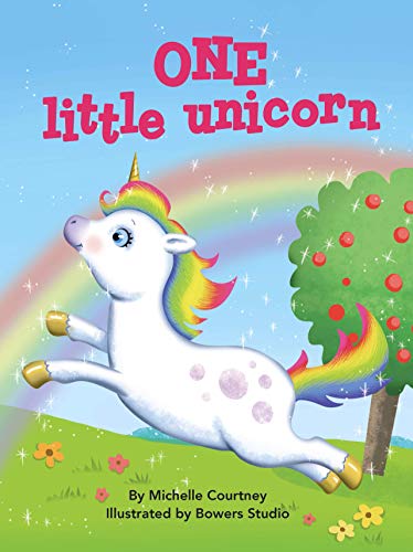 One Little Unicorn - Little Hippo Books - Children's Padded Board Book about Friendship and Counting - 8177