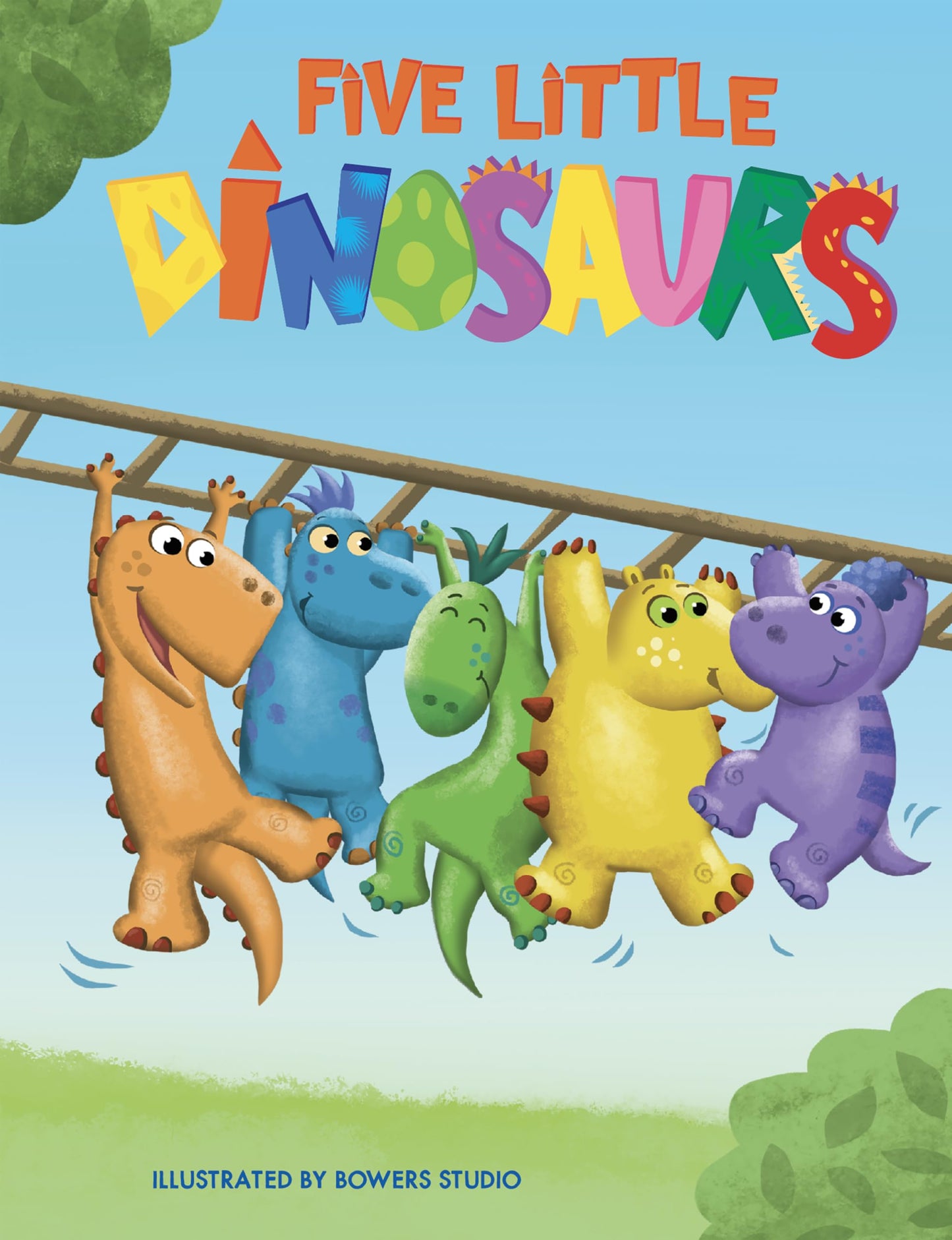Five Little Dinosaurs - Children's Chunky Padded Board Book - Friendship - 8774