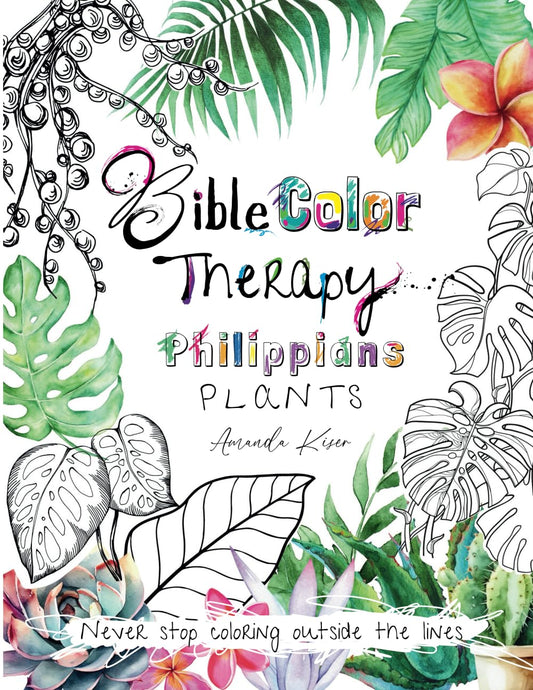 Bible Color Therapy - Philippians: Plants