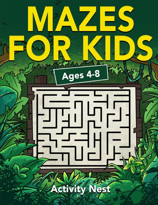 Mazes For Kids Ages 4-8: Maze Activity Book | 4-6, 6-8 | Workbook for Games, Puzzles, and Problem-Solving - 6961