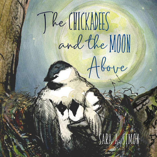 The Chickadees and The Moon Above - 7814