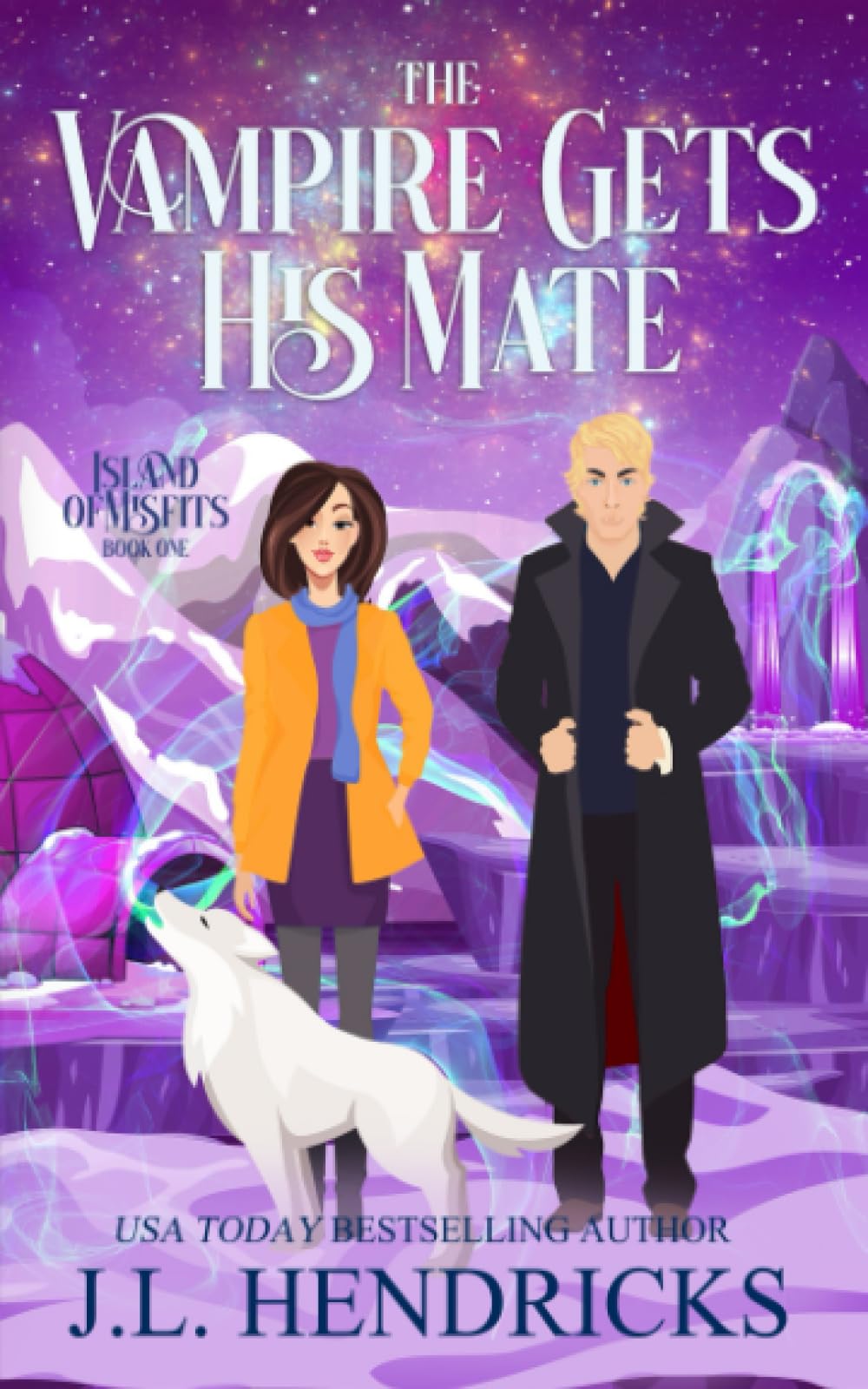 The Vampire Gets His Mate: Paranormal Light Romance and Adventure (Misfit Island)