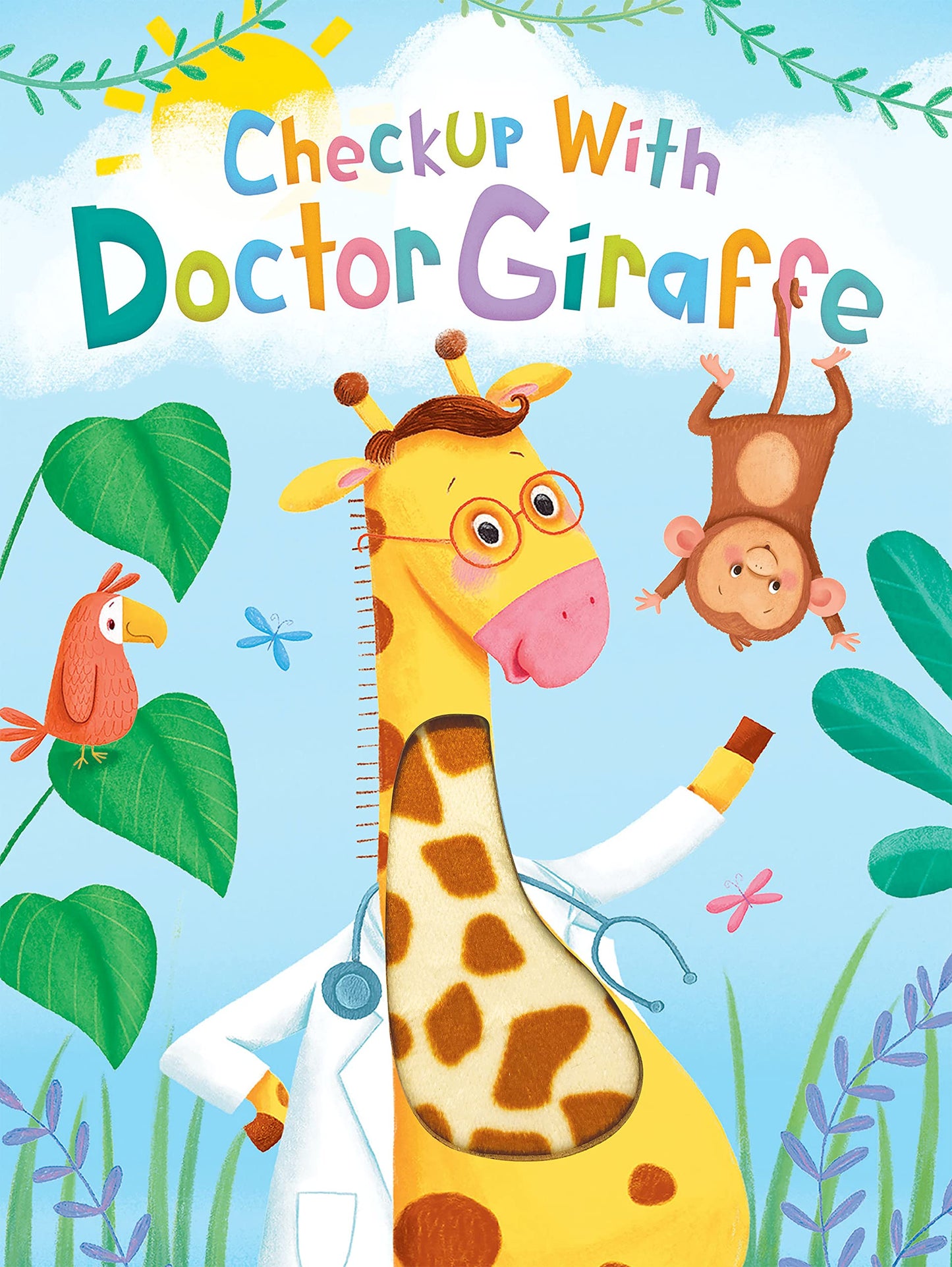 Checkup with Doctor Giraffe - Touch and Feel Board Book - Sensory Board Book (Touch & Feel Sensory Board Books for Baby & Toddler Time)