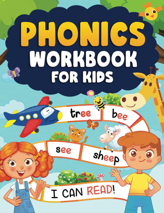 Phonics Workbook for Kids 4-6: More Than 80 Pages to Learn Letters, New Words, Practice Letter Sounds, Practice Reading and More! | Phonics Activities ... for Little Readers and Kids Ages 4, 5 & 6 - 6026