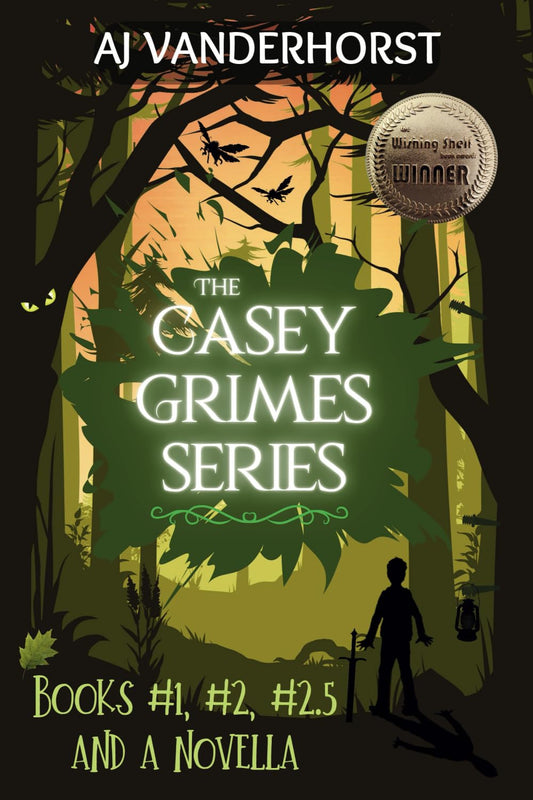 The Casey Grimes Series: The Mostly Invisible Boy, Trickery School, Crooked Castle & The Ghost of CreepCat - 8945
