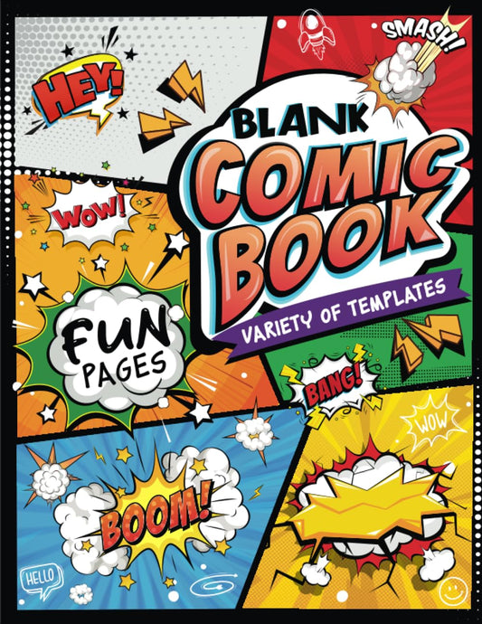 Blank Comic Book: Create Your Own Comic Adventures - Fun Pages with Creative Layouts - Make Your Own Story Book - 4905