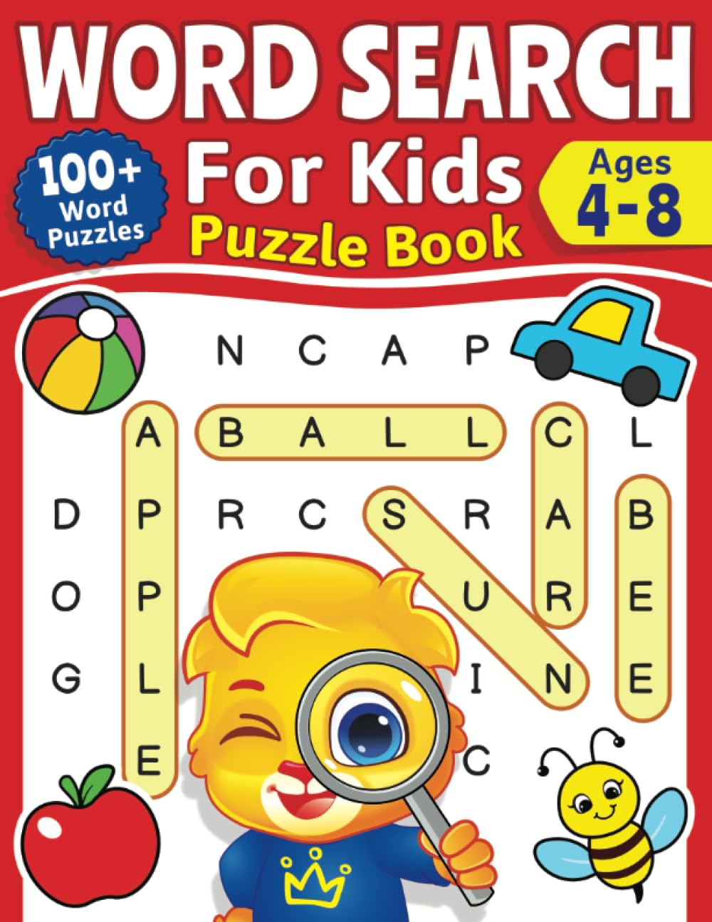 Word Search For Kids Puzzle Book: 100+ Word Puzzles | Fun Challenges For Children Ages 4-8 | Search and Find Words Activity Book With Multiple Levels Of Difficulty - 947