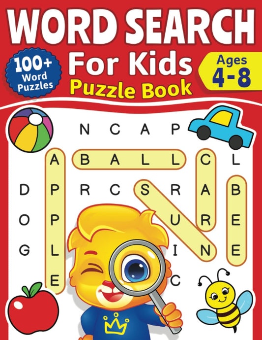 Word Search For Kids Puzzle Book: 100+ Word Puzzles | Fun Challenges For Children Ages 4-8 | Search and Find Words Activity Book With Multiple Levels Of Difficulty - 947