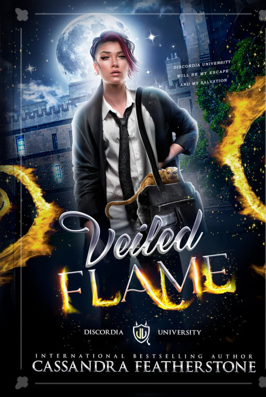 Veiled Flame: A Paranormal Shifter Demon Academy Romance (Discordia University) - 1819