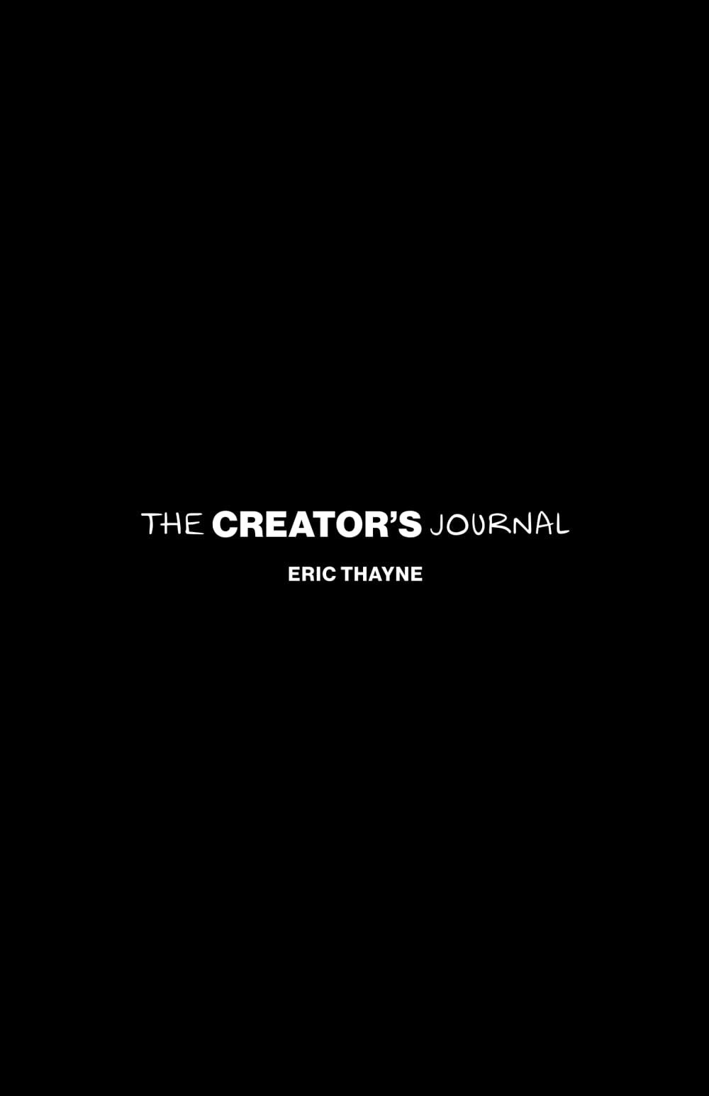 The Creator's Journal