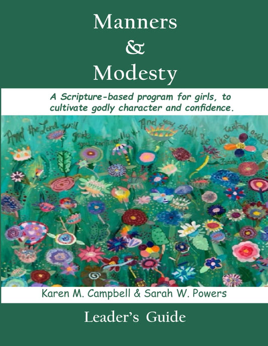 Manners & Modesty - Leaders Guide (Manners and Modesty)