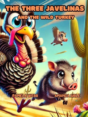 The Three Javelinas and the Wild Turkey - 4232