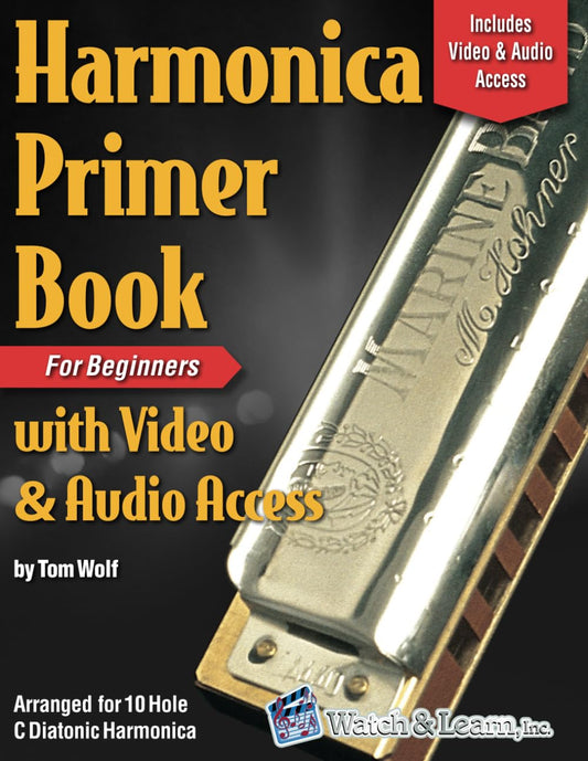 Harmonica Primer Book for Beginners with Video and Audio Access - 8720