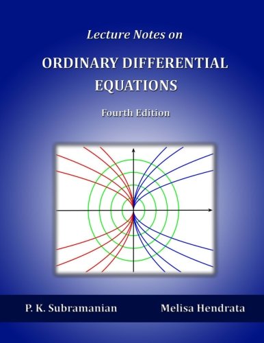 Lecture Notes on Ordinary Differential Equations - 4045