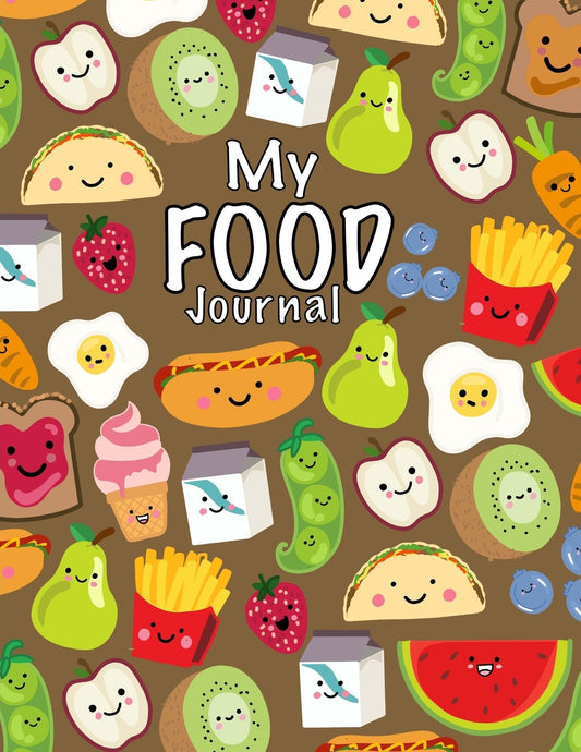 My Food Journal; Kids Food Journal - Daily Nutrition / Food Workbook: Kids Writing Journal For Daily Meals; Food Groups; Healthy Eating Kids Journal For Boys/Girls - 3107
