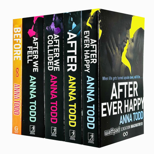 The Complete After Series Collection 5 Books Box Set by Anna Todd (After Ever Happy, After, After We Collided, After We Fell, Before) - 2708