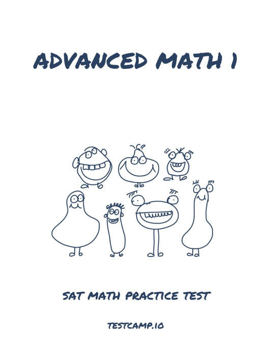 Advanced Math 1: SAT Math Practice Test - 3184