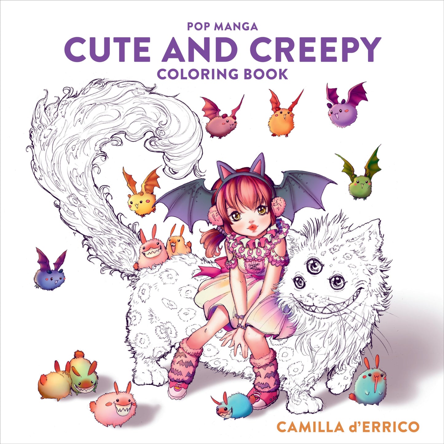 Pop Manga Cute and Creepy Coloring Book - 6369