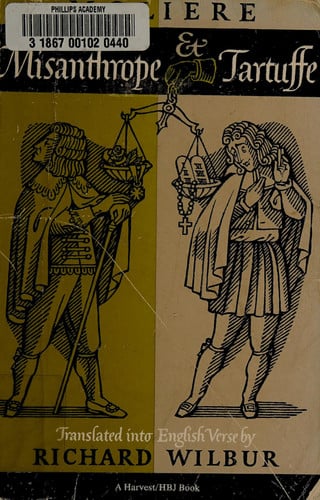 The misanthrope ; and Tartuffe