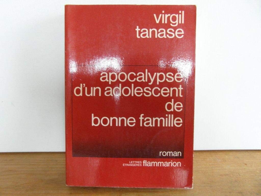 Apocalypse d'un adolescent de bonne famille
