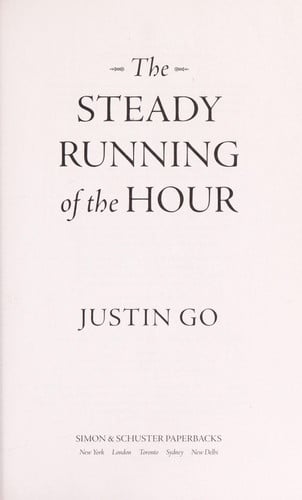 The steady running of the hour: a novel
