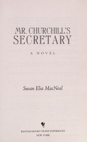 Mr. Churchill's secretary: a novel