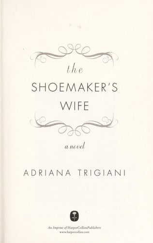 The shoemaker's wife: a novel