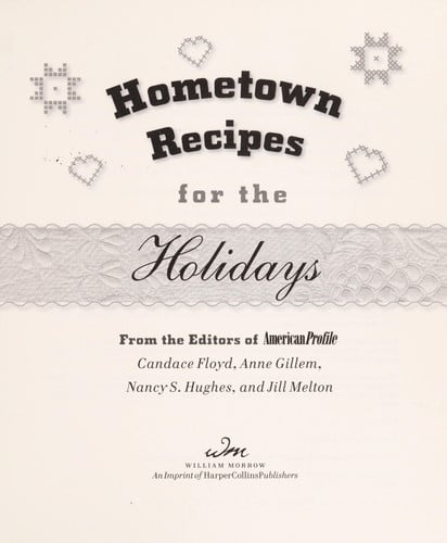 Hometown Recipes for the Holidays