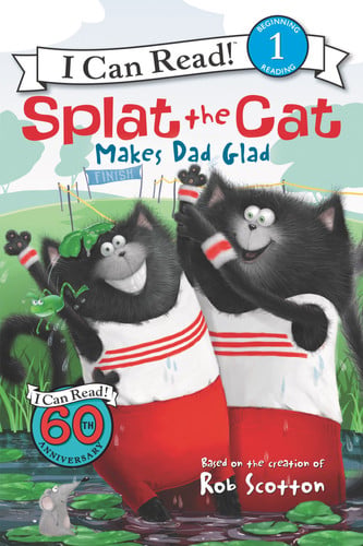 Splat the Cat makes Dad glad