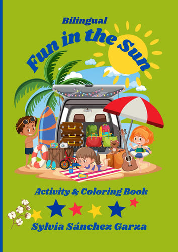 Bilingual Fun in the Sun Activity and Coloring Book