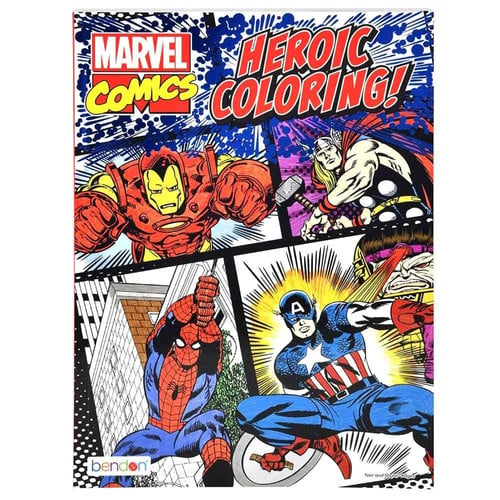 Marvel Classic Advanced Coloring Book